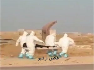 فیلم / دفن غریبانه بیمار فوت شده مبتلا به کرونا در مهاباد