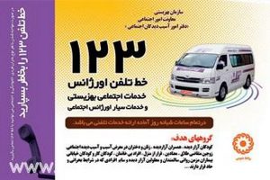 نشانی مراکز اورژانس اجتماعی 123 کشور ایران