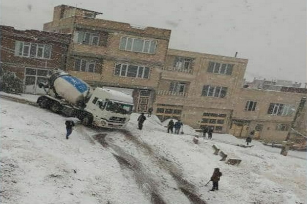 بارش برف تلنگری بر مدیریت بحران مهاباد