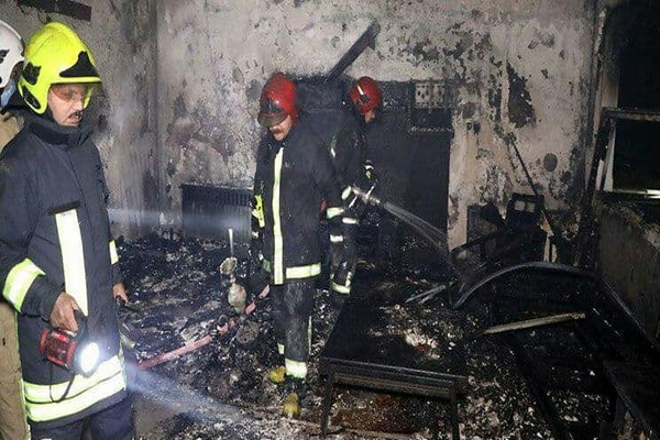 آتش سوزی مجتمع مسکونی در ارومیه مهار شد