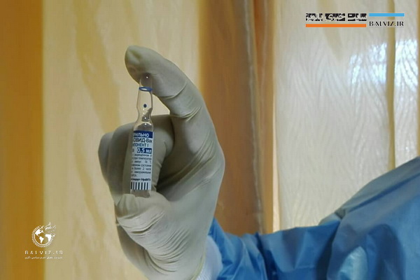 ویدئو/تزریق واکسن کرونا در مهاباد