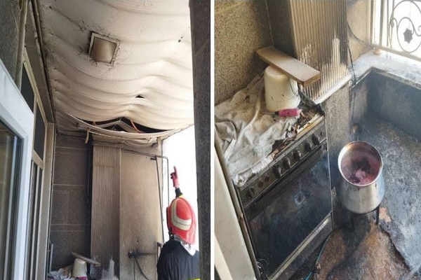 آتش سوزی یک واحد منزل مسکونی در مهاباد مهار شد