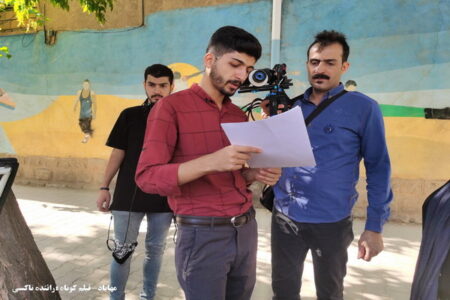 فیلم کوتاه داستانی”راننده تاکسی”در سینمای جوان مهاباد تولید شد