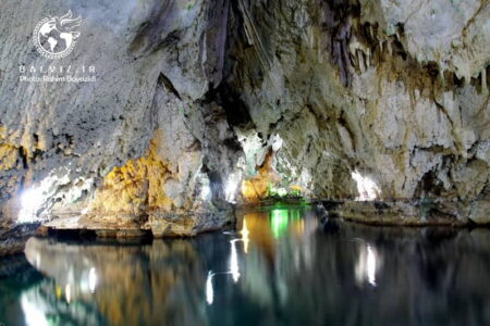 رکورد بازدید از غار آبی تاریخی سهولان مهاباد شکسته شد