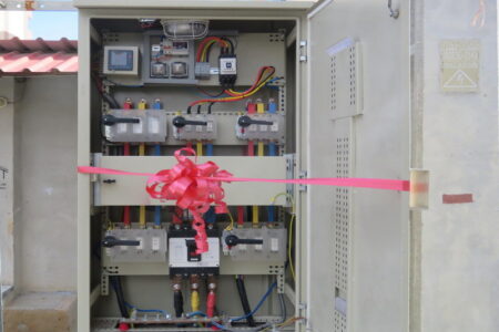 افتتاح پروژه توسعه شبکه برق رسانی در مهاباد