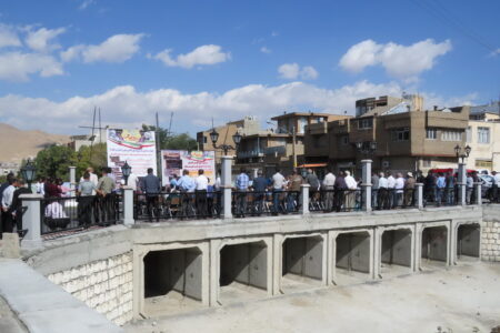 بهره برداری از پل شورنگ در مهاباد