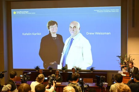 جایزه نوبل به پیشگامان واکسن کرونا اهداء شد