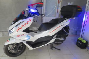 نخستین مرکز موتور آمبولانس شهرستانی در مهاباد راه اندازی شد