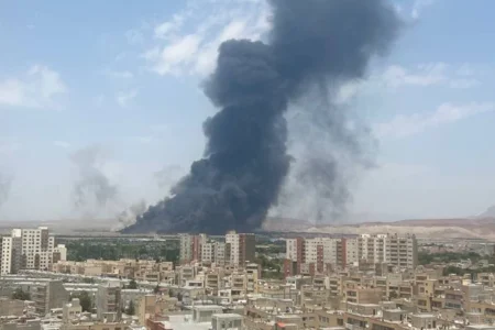 تصویر انفجار در برخی مناطق تبریز