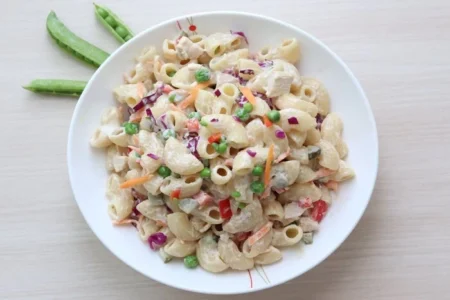 طرز تهیه سالاد ماکارونی با کالباس