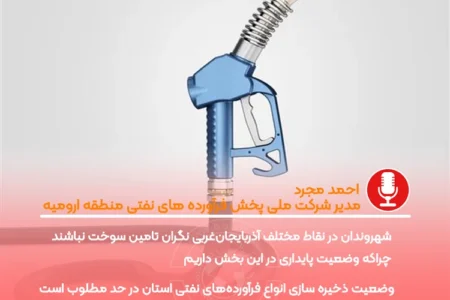 وضعیت ذخیره سازی انواع فرآورده‌های نفتی استان در حد مطلوب است