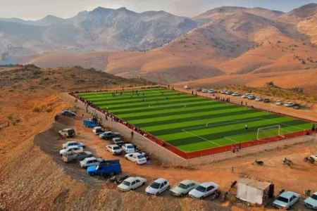 افتتاح ۱۲ زمین چمن مصنوعی در روستا‌های مهاباد