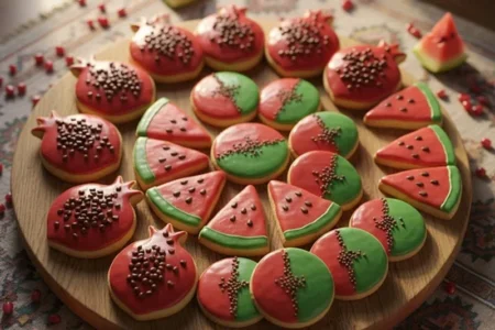 طرز تهیه کوکی یلدایی ساده