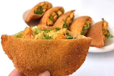 تهیه جیب تاجر یا نان جیب دار مرغ یک فینگر فود مجلسی