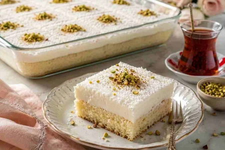 طرز تهیه دسر گل برفی؛ دسر مشهور ترکیه‌ای