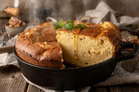 طرز تهیه کیک تابه بدون فر
